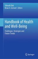 Handbook of Health and Well-Being Challenges, Strategies and Future Trends /