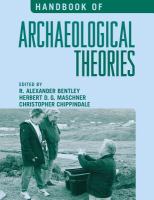 Handbook of archaeological theories