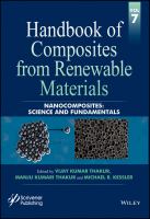 Handbook of composites from renewable materials