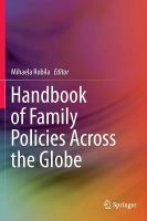 Handbook of family policies across the globe