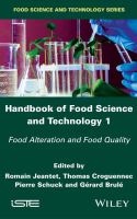Handbook of food science and technology.