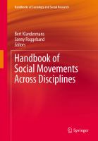 Handbook of social movements across disciplines