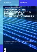 Handbook of the English novel of the twentieth and twenty-first centuries