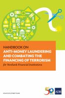 Handbook on anti-money laundering and combating the financing of terrorism for nonbank financial institutions