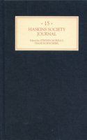 Haskins Society Journal. studies in medieval history /