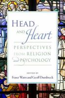 Head and heart perspectives from religion and psychology /