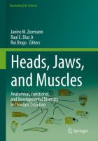 Heads, Jaws, and Muscles Anatomical, Functional, and Developmental Diversity in Chordate Evolution /