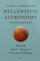 Hellenistic astronomy the science in its contexts /