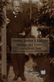 Henry James's Europe heritage and transfer /