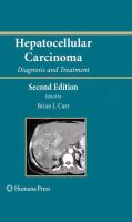 Hepatocellular Carcinoma Diagnosis and Treatment /