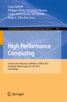 High Performance Computing Second Latin American Conference, CARLA 2015, Petrópolis, Brazil, August 26-28, 2015, Proceedings /