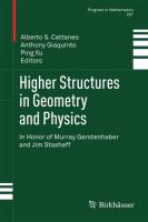 Higher Structures in Geometry and Physics In Honor of Murray Gerstenhaber and Jim Stasheff /