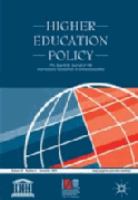 Higher education policy