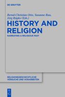 History and religion narrating a religious past /