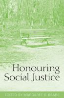 Honouring social justice : honouring Dianne Martin /