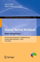 Human Mental Workload: Models and Applications 4th International Symposium, H-WORKLOAD 2020, Granada, Spain, December 3–5, 2020, Proceedings /