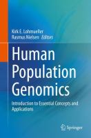 Human Population Genomics Introduction to Essential Concepts and Applications /
