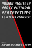 Human rights in cross-cultural perspectives : a quest for consensus /