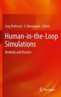 Human-in-the-Loop Simulations Methods and Practice /