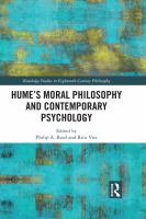 Hume's moral philosophy and contemporary psychology /