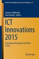 ICT Innovations 2015 Emerging Technologies for Better Living /