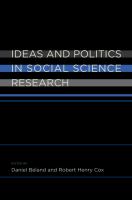 Ideas and politics in social science research