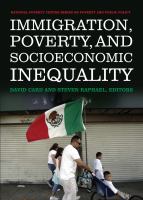 Immigration, poverty, and socioeconomic inequality