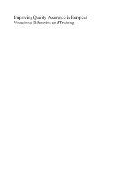 Improving quality assurance in European vocational education and training factors influencing the use of quality assurance findings /