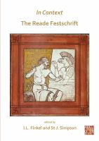 In context : the Reade festschrift /