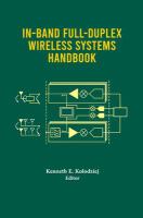 In-band full-duplex wireless systems handbook