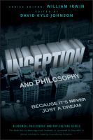 Inception and philosophy because it's never just a dream /