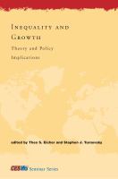 Inequality and growth theory and policy implications /