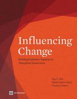 Influencing change building evaluation capacity to strengthen governance /