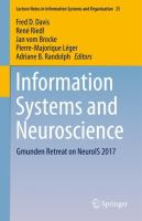 Information Systems and Neuroscience Gmunden Retreat on NeuroIS 2017 /