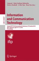 Information and Communication Technology Second IFIP TC 5/8 International Conference, ICT-EurAsia 2014, Bali, Indonesia, April 14-17, 2014, Proceedings /