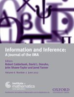 Information and inference a journal of the IMA.