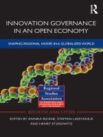 Innovation governance in an open economy shaping regional nodes in a globalized world /