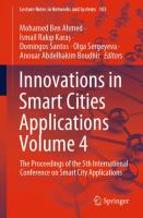 Innovations in Smart Cities Applications Volume 4 The Proceedings of the 5th International Conference on Smart City Applications /