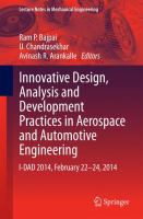 Innovative Design, Analysis and Development Practices in Aerospace and Automotive Engineering I-DAD 2014, February 22 - 24, 2014 /