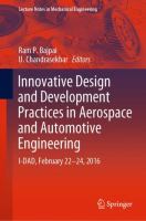 Innovative Design and Development Practices in Aerospace and Automotive Engineering I-DAD, February 22 - 24, 2016 /