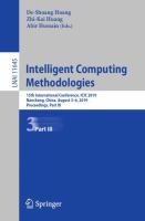 Intelligent Computing Methodologies 15th International Conference, ICIC 2019, Nanchang, China, August 3–6, 2019, Proceedings, Part III /