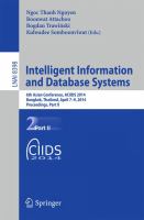 Intelligent Information and Database Systems 6th Asian Conference, ACIIDS 2014, Bangkok, Thailand, April 7-9, 2014, Proceedings, Part II /