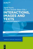 Interactions, images and texts a reader in multimodality /