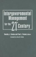 Intergovernmental management for the twenty-first century