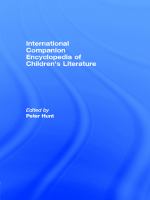 International companion encyclopedia of children's literature