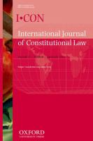 International journal of constitutional law