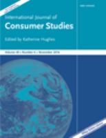 International journal of consumer studies