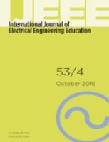 International journal of electrical engineering education