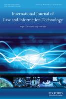 International journal of law and information technology