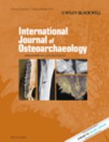 International journal of osteoarchaeology